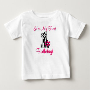 Zebra Print Girls Shirt