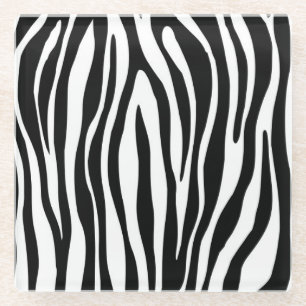 Zebra Print Glasuntersetzer