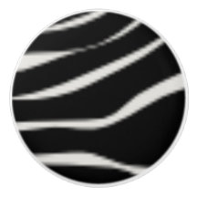 Zebra Print Keramik Möbel Cabinet Knobs