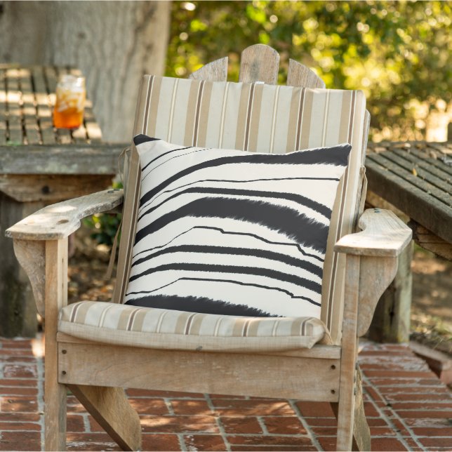 Zebra Print Kissen (Stuhl )