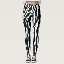 Zebra Print Leggings