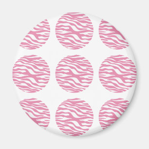 Zebra Print Magnet Pois