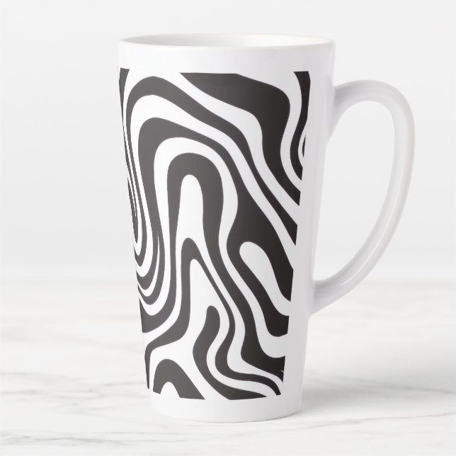 Zebra Print Milchtasse (Rechts)