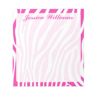 Zebra Print Notizblock
