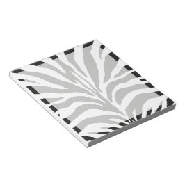 Zebra Print Notizblock
