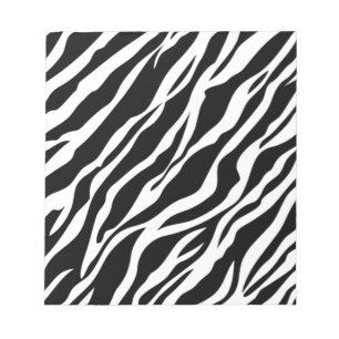 Zebra Print Notizblock