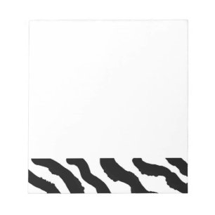 Zebra Print Notizblock