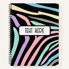 Zebra Print Notizbuch