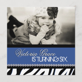 Zebra Print Party Einladung