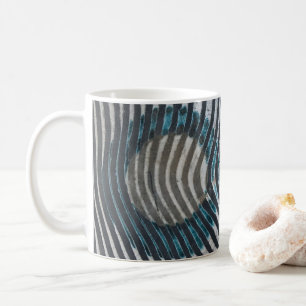Zebra Print Pattern Afrikanische Kunst Kaffeetasse