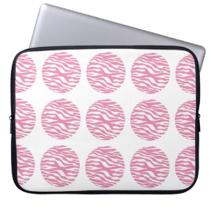 Zebra Print Polka Dots Electronics Sleeve