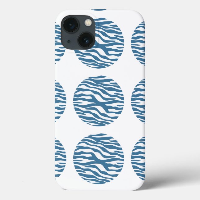 Zebra Print Polka Dots iPad BT Fall Case-Mate iPhone Hülle (Rückseite)