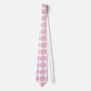 Zebra Print Polka Dots Krawatte
