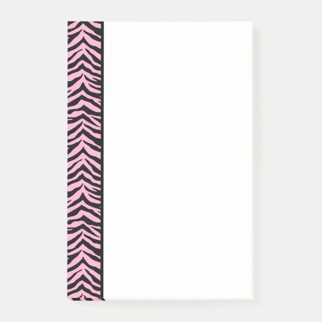 Zebra Print Post-it-Notes Post-it Klebezettel (Vorderseite)