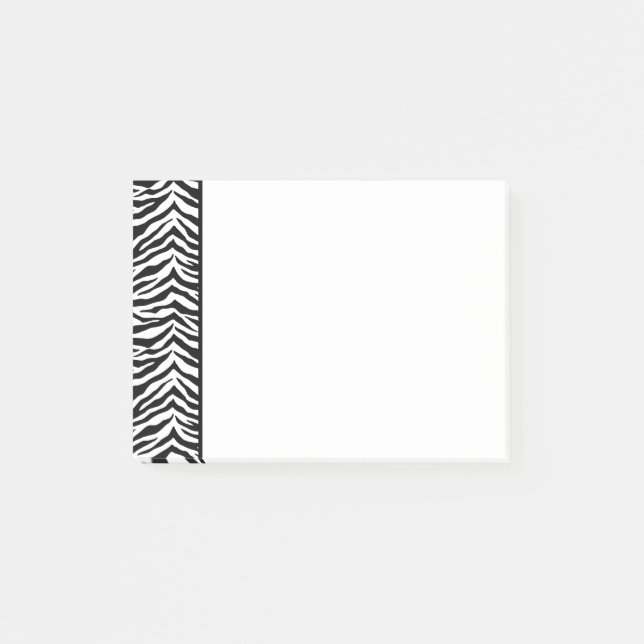 Zebra Print Post-it-Notes Post-it Klebezettel (Vorderseite)