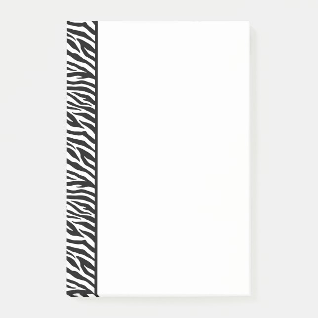 Zebra Print Post-it-Notes Post-it Klebezettel (Vorderseite)