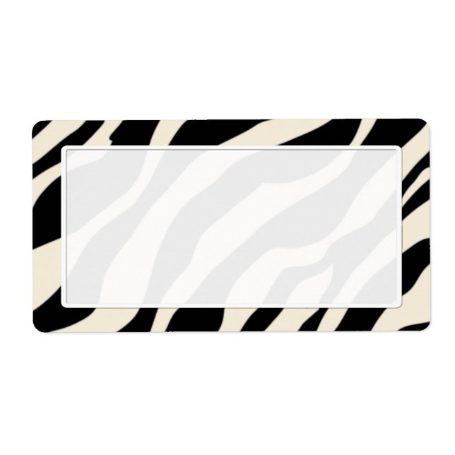 Zebra Print Shipping Labels (Vorne)