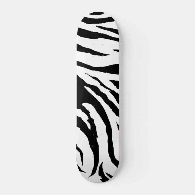 Zebra Print Skateboard Mini (Devant)