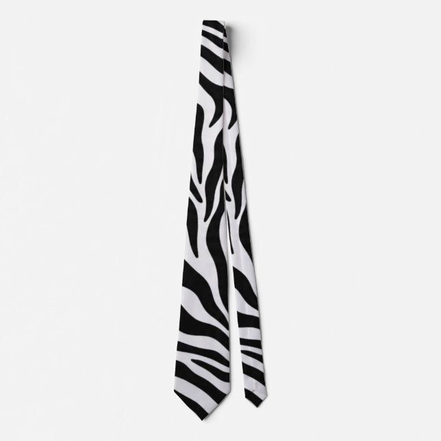 Zebra print socks krawatte (Vorderseite)