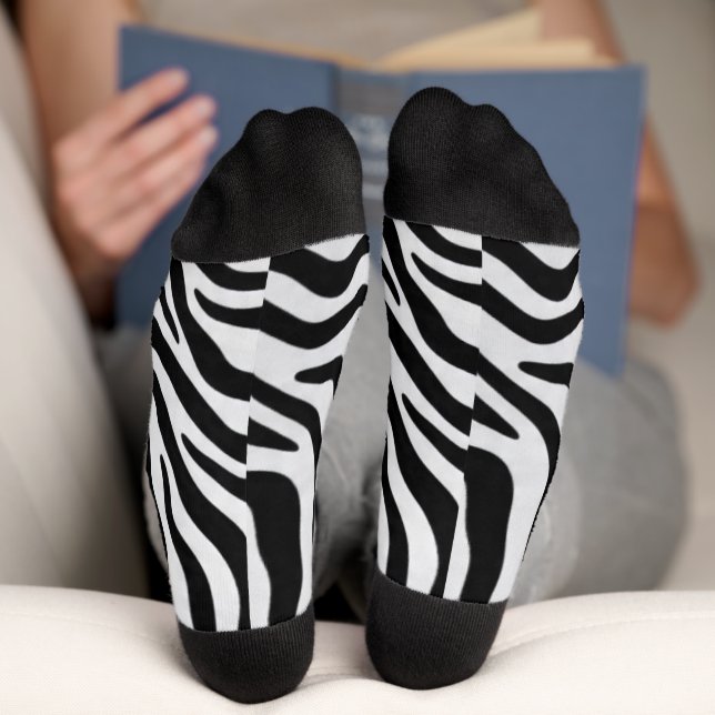 Zebra print socks socken (Unterseite)