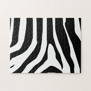 Zebra Print Stripes Muster