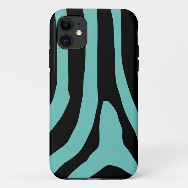 Zebra Print Stripes Muster Case-Mate iPhone Hülle (Rückseite)