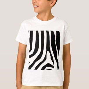 Zebra Print Stripes Muster T-Shirt
