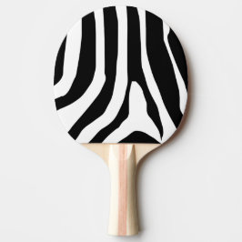 Zebra Print Stripes Muster Tischtennis Schläger