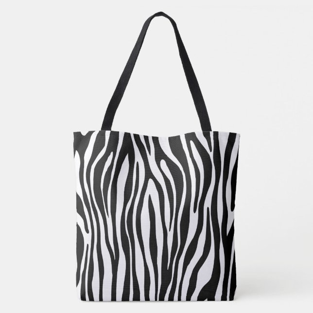 Zebra Print Tasche (Rückseite)