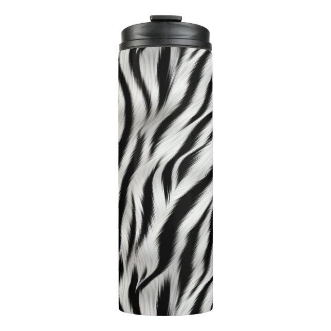 Zebra Print Thermosbecher (Vorderseite)