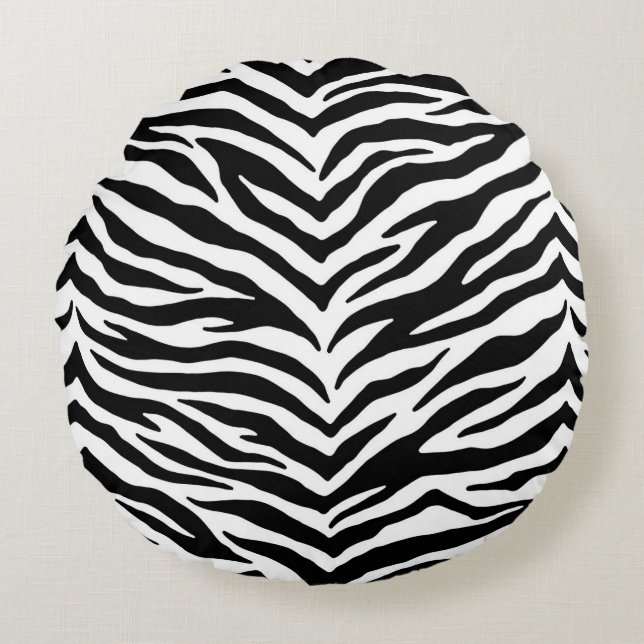 Zebra Print Throw Kissen (Vorderseite)