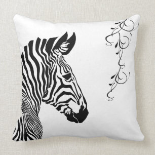 Zebra Print Throw Kissen