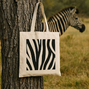 Zebra Print Tote Bag Tragetasche