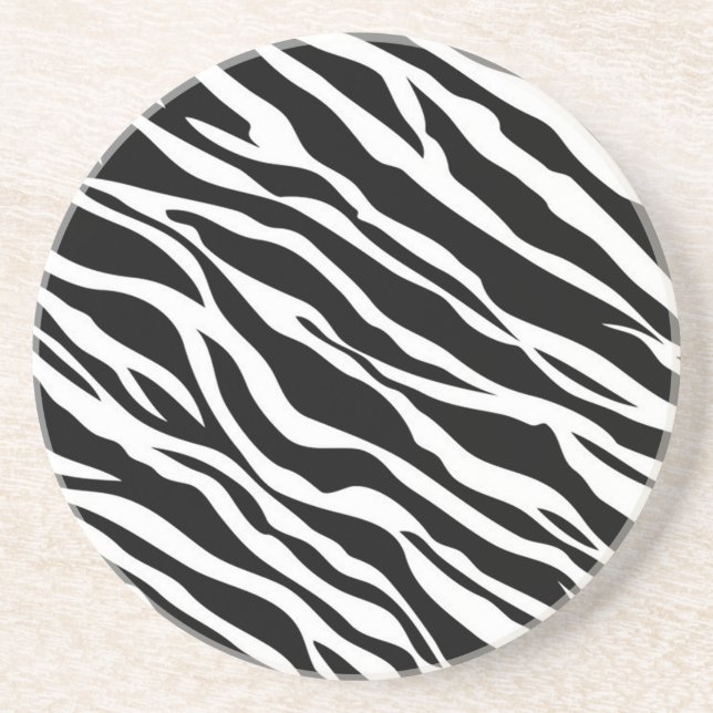 Zebra Print Untersetzer (Vorne)