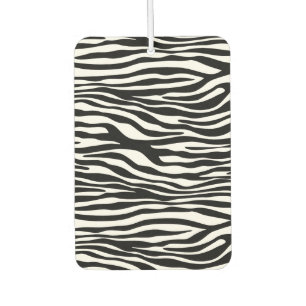 Zebra Print, Zebrastreifen, schwarz und weiß Autolufterfrischer