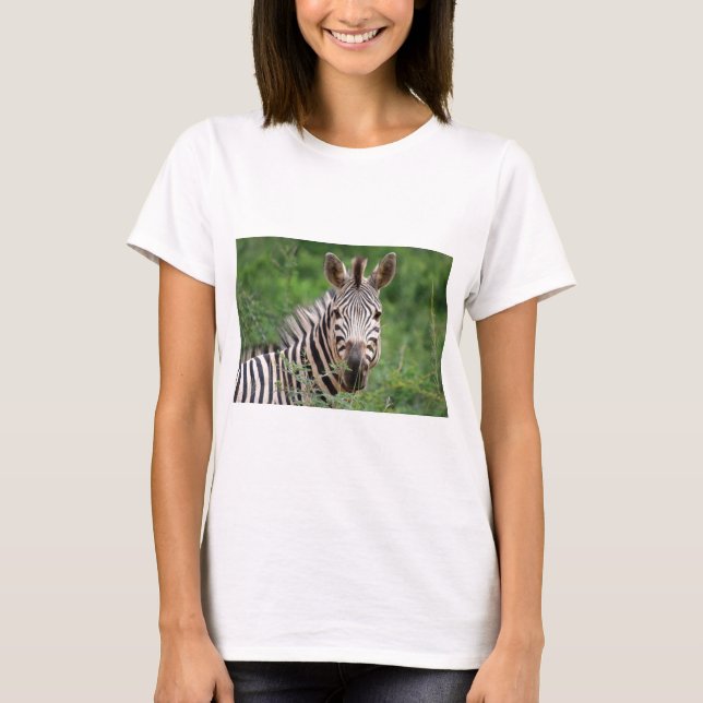 Zebra Profil T-Shirt (Vorderseite)