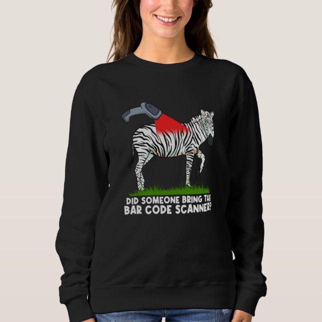 zebra quote women men motivational sweatshirt (Vorderseite)