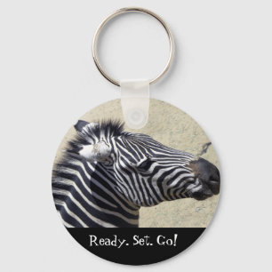 Zebra-Racing-Schlüsselanhänger Schlüsselanhänger