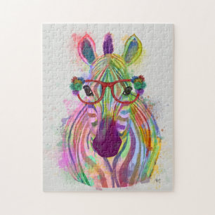 Zebra Rainbow Splash