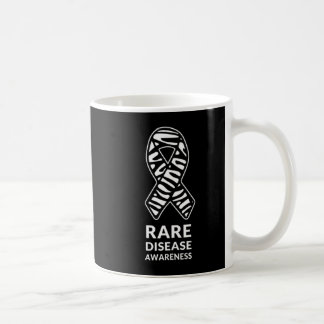Zebra Ribbon Bewusstsein Seltene Erkrankung Minima Kaffeetasse