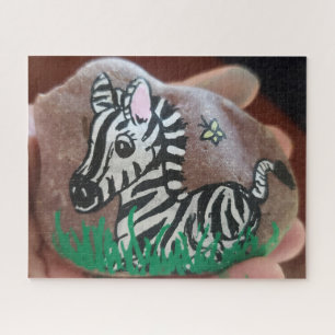 Zebra Rock gestrichen