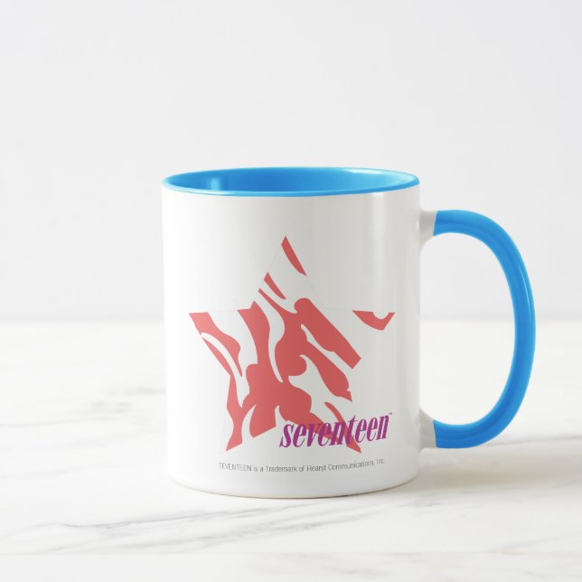 Zebra-Rosa 3 Tasse (Rechts)