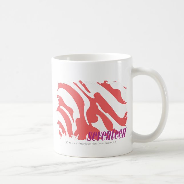 Zebra-Rosa 4 Kaffeetasse (Rechts)