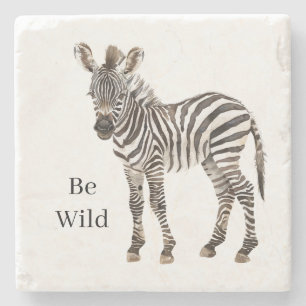 Zebra-Safari-Tier Steinuntersetzer