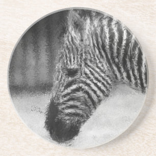 Zebra Sandstein Untersetzer