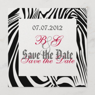 Zebra Save the Date