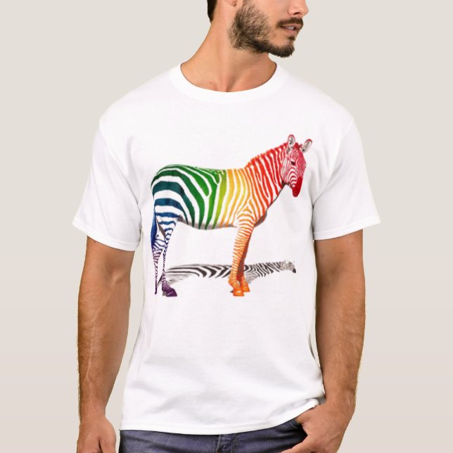 Zebra scherzt T-Stück T-Shirt (Vorderseite)