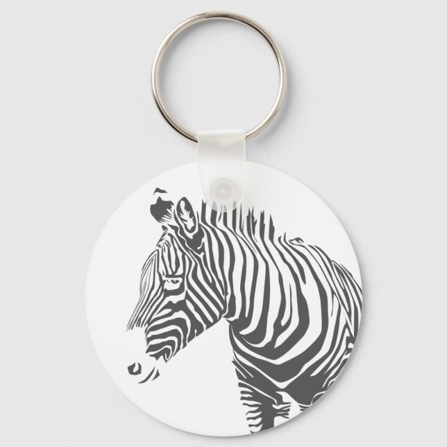 Zebra Schlüsselanhänger (Vorderseite)