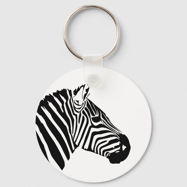 Zebra Schlüsselanhänger (Vorderseite)