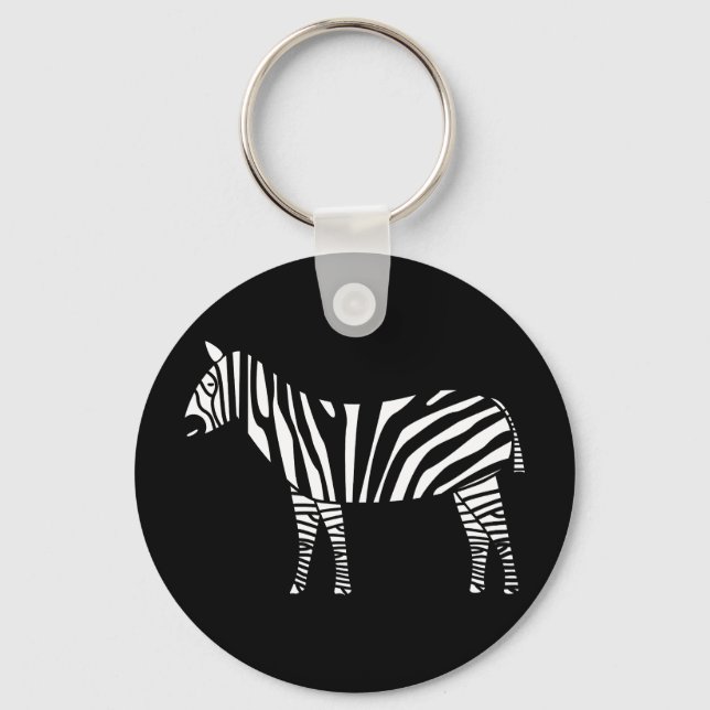 Zebra Schlüsselanhänger (Vorderseite)